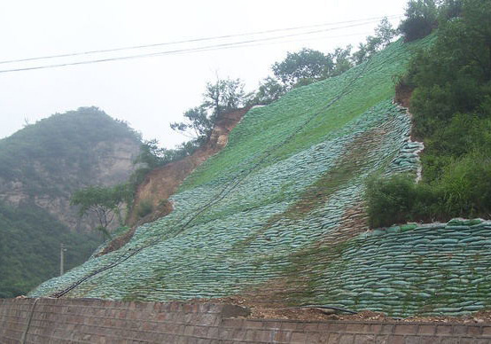 鄭州生態(tài)袋護坡治理