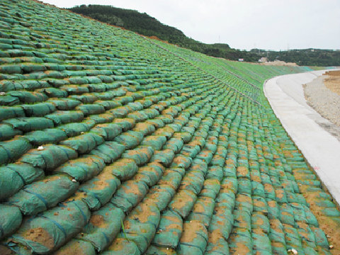 生態(tài)袋鋪設(shè)